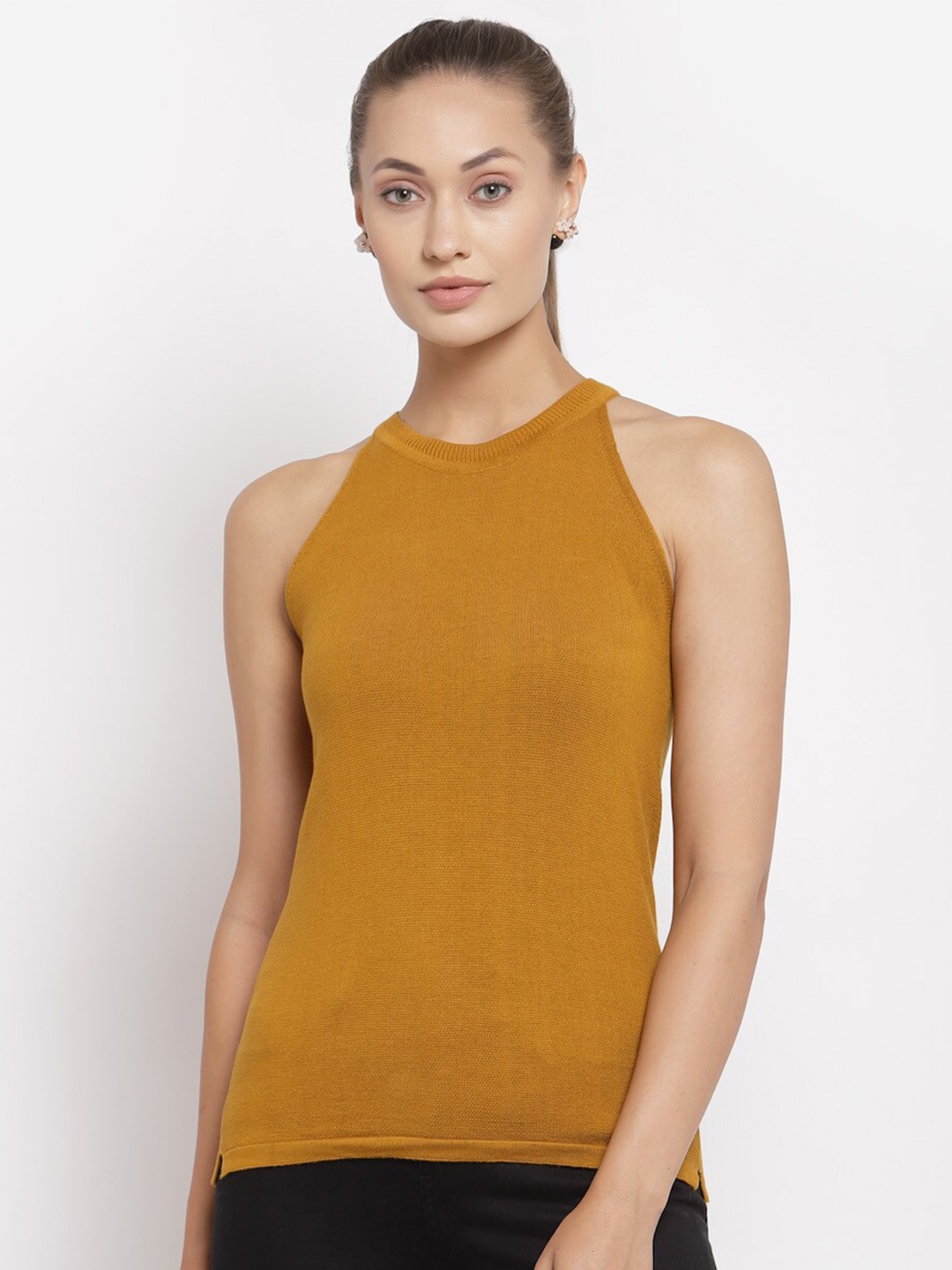 

Kalt Mustard Yellow Tank Top