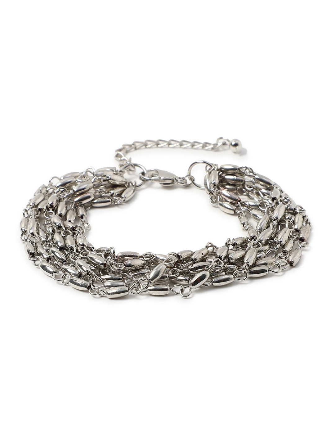 

FOREVER 21 Women Silver-Toned Multistrand Bracelet