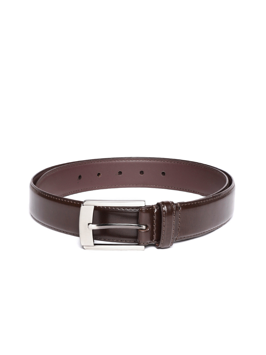 

Park Avenue Men Coffee Brown Solid Formal Belt