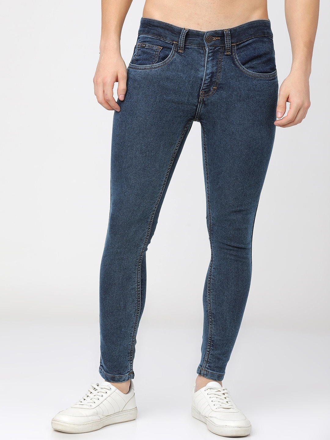 

HIGHLANDER Men Blue Tapered Fit Stretchable Jeans