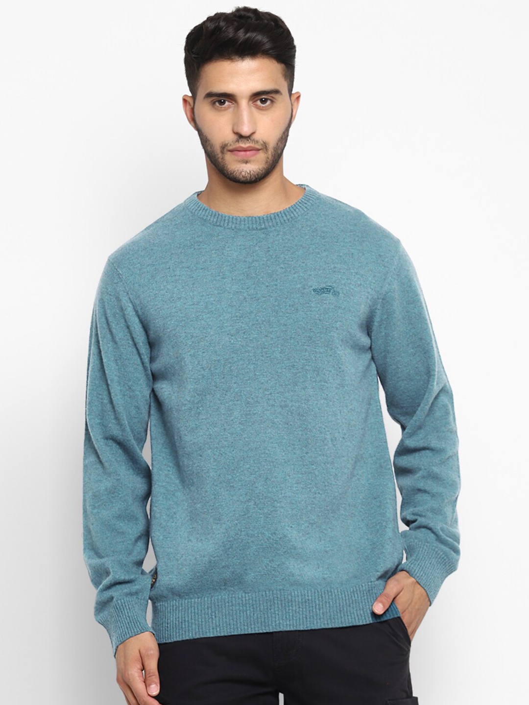 

Royal Enfield Men Blue Pullover