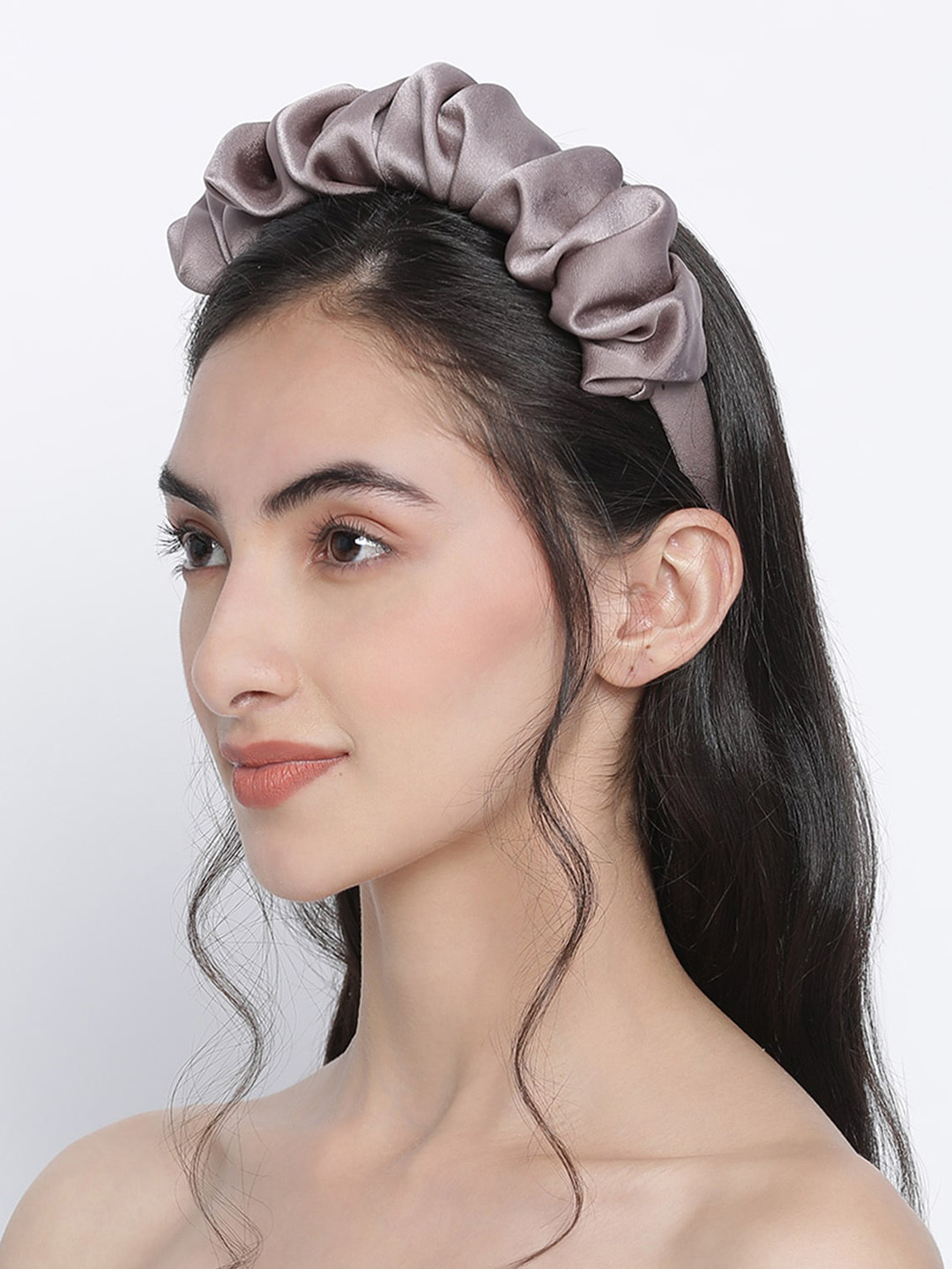 

Knotty Tail Women Nude-Pink Scrunchy Hairband