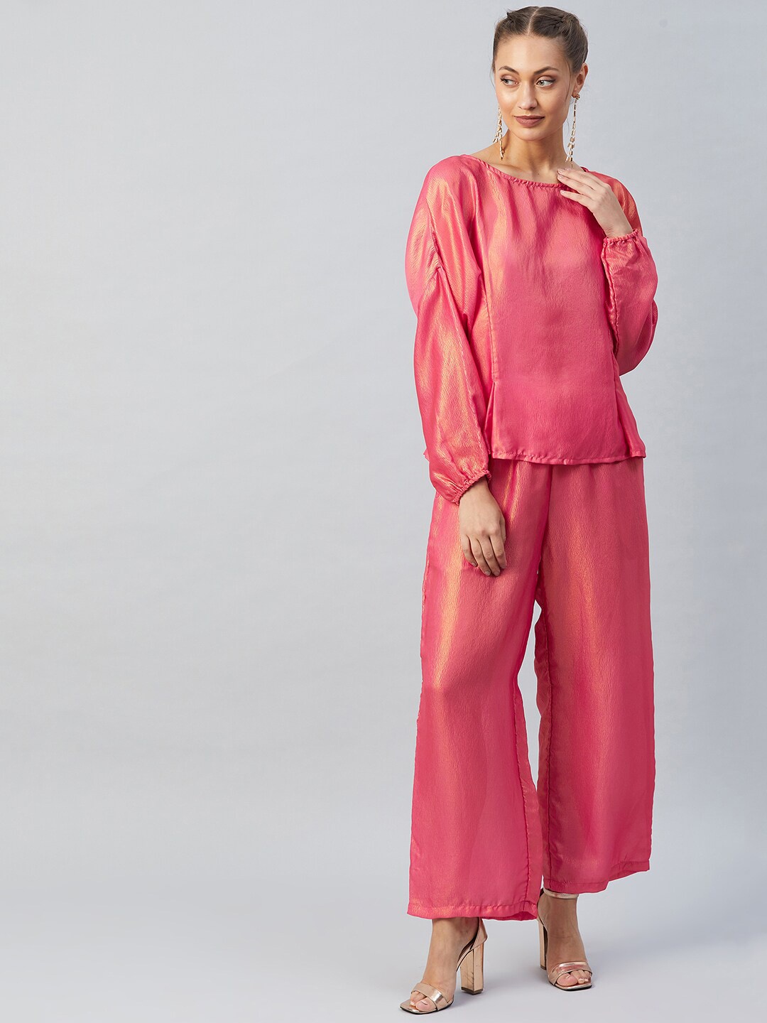 

Athena Women Fuchsia Top with Trousers