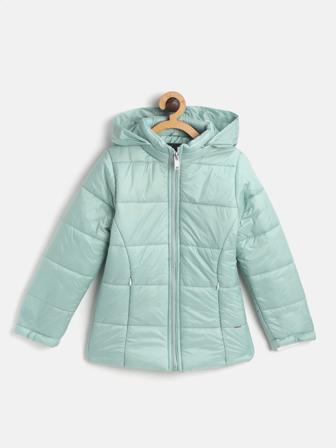 

Okane Girls Green Concealed Hooded Padded Jacket