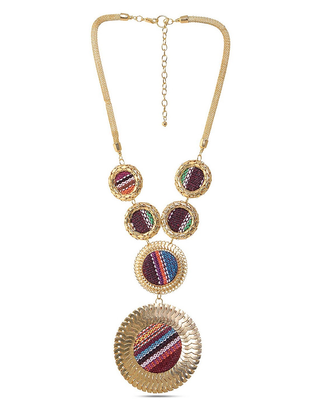 

FLYING BERRY Gold-Plated & Purple Choker Necklace