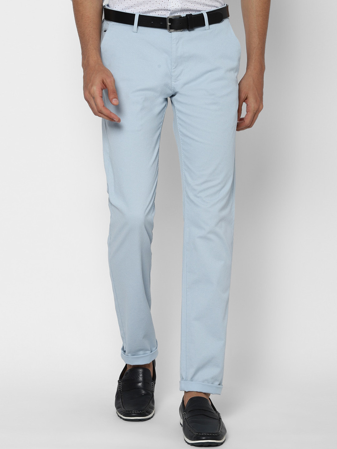 

Allen Solly Men Blue Slim Fit Trousers
