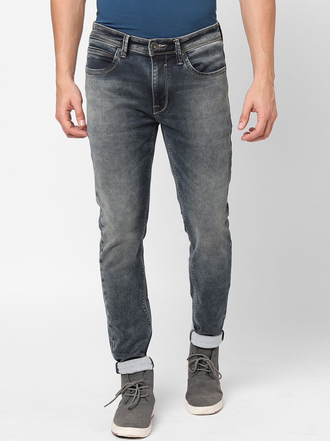 

Pepe Jeans Men Heavy Fade Stretchable Jeans, Blue