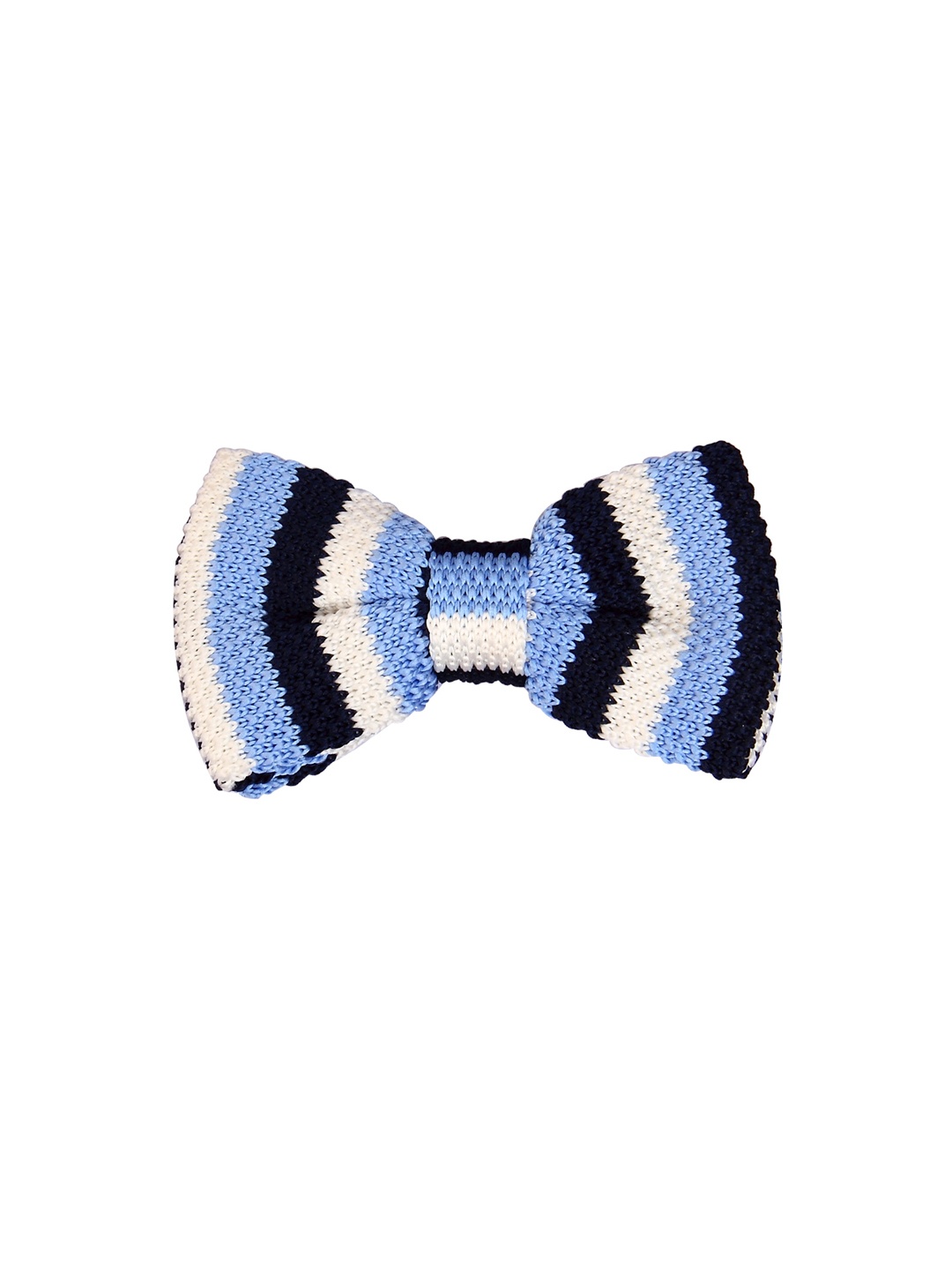 

Tossido Blue & White Striped Bow Tie
