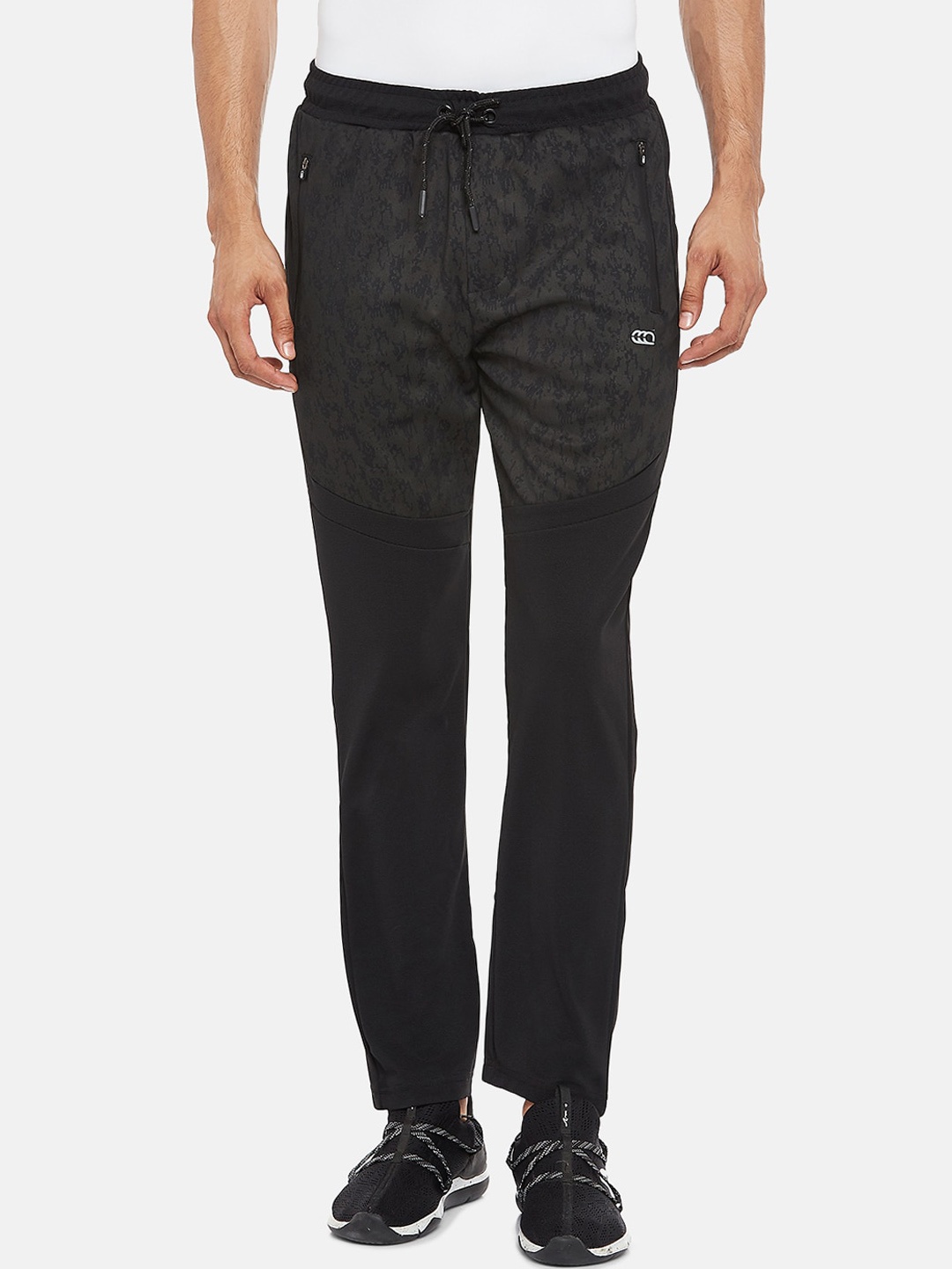 

Ajile by Pantaloons Men Black Solid Polyester Slim-Fit Track Pants