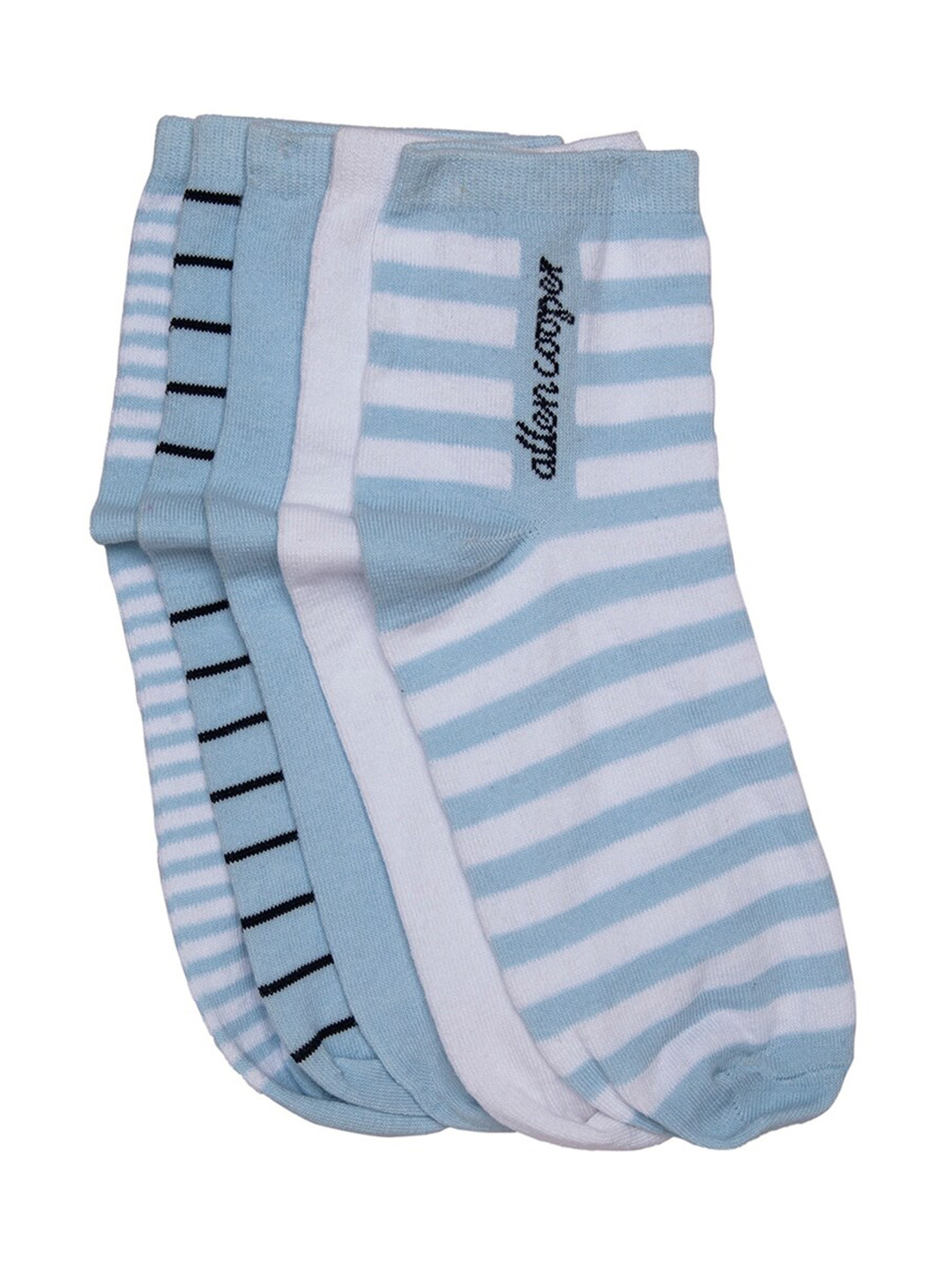 

Allen Cooper Women Pack Of 5 Multicolour Ankle-Length Cotton Socks, Multi