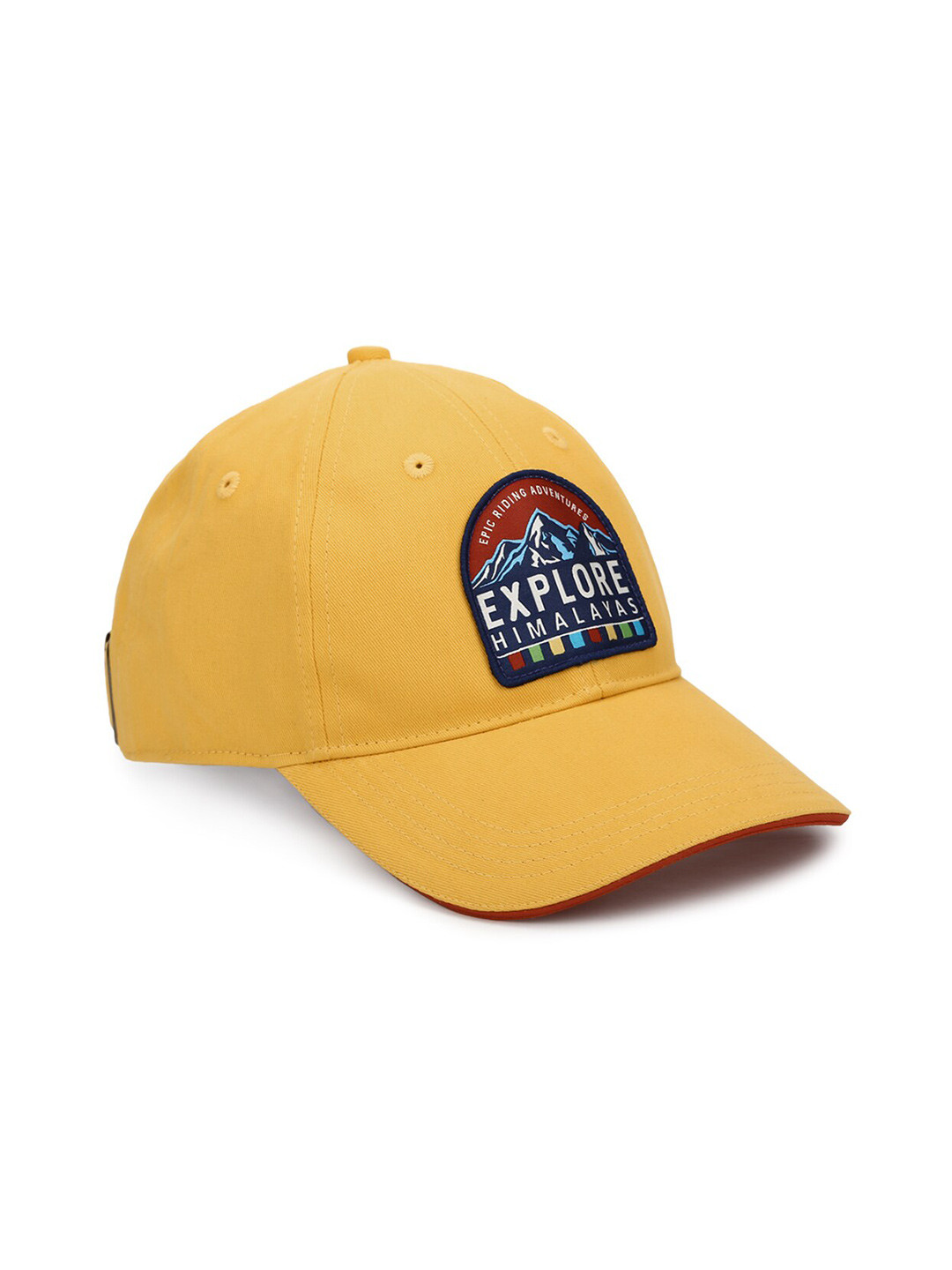 

Royal Enfield Unisex Yellow & Navy Blue Printed Baseball Cap