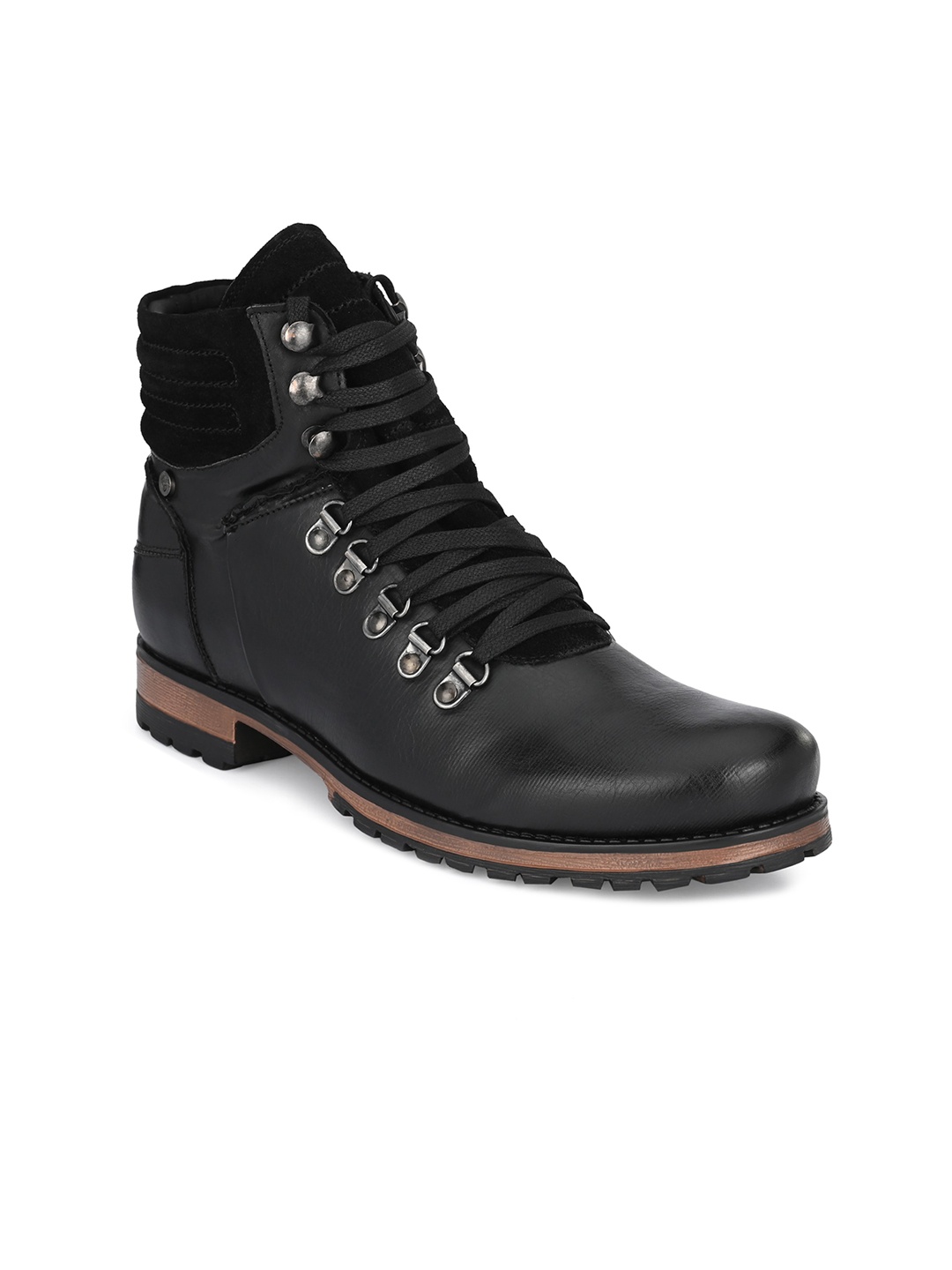 

Delize Men Black Flat Boots