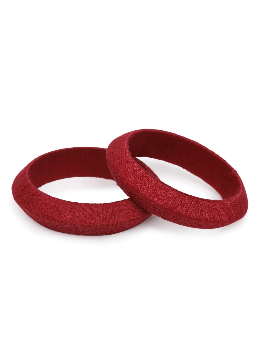

Fabindia Women Maroon Cotton Bangle