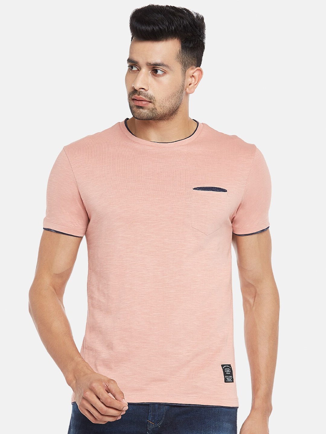 

People Men Pink T-shirt