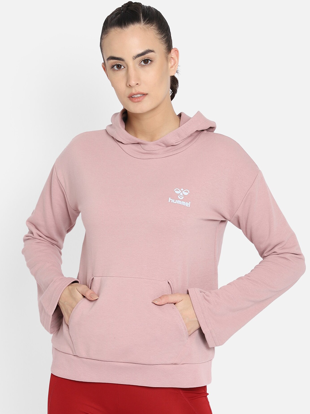 

hummel Women Purple Hooded Sweatshirt