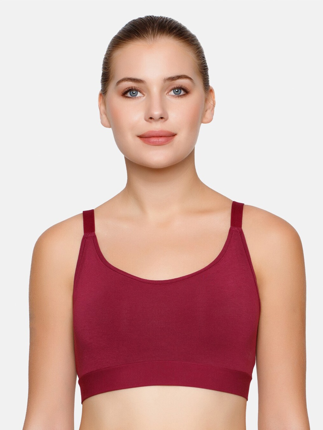 

Sloggi Women Go Allround One Size Seamless Padded Wireless Bra, Purple