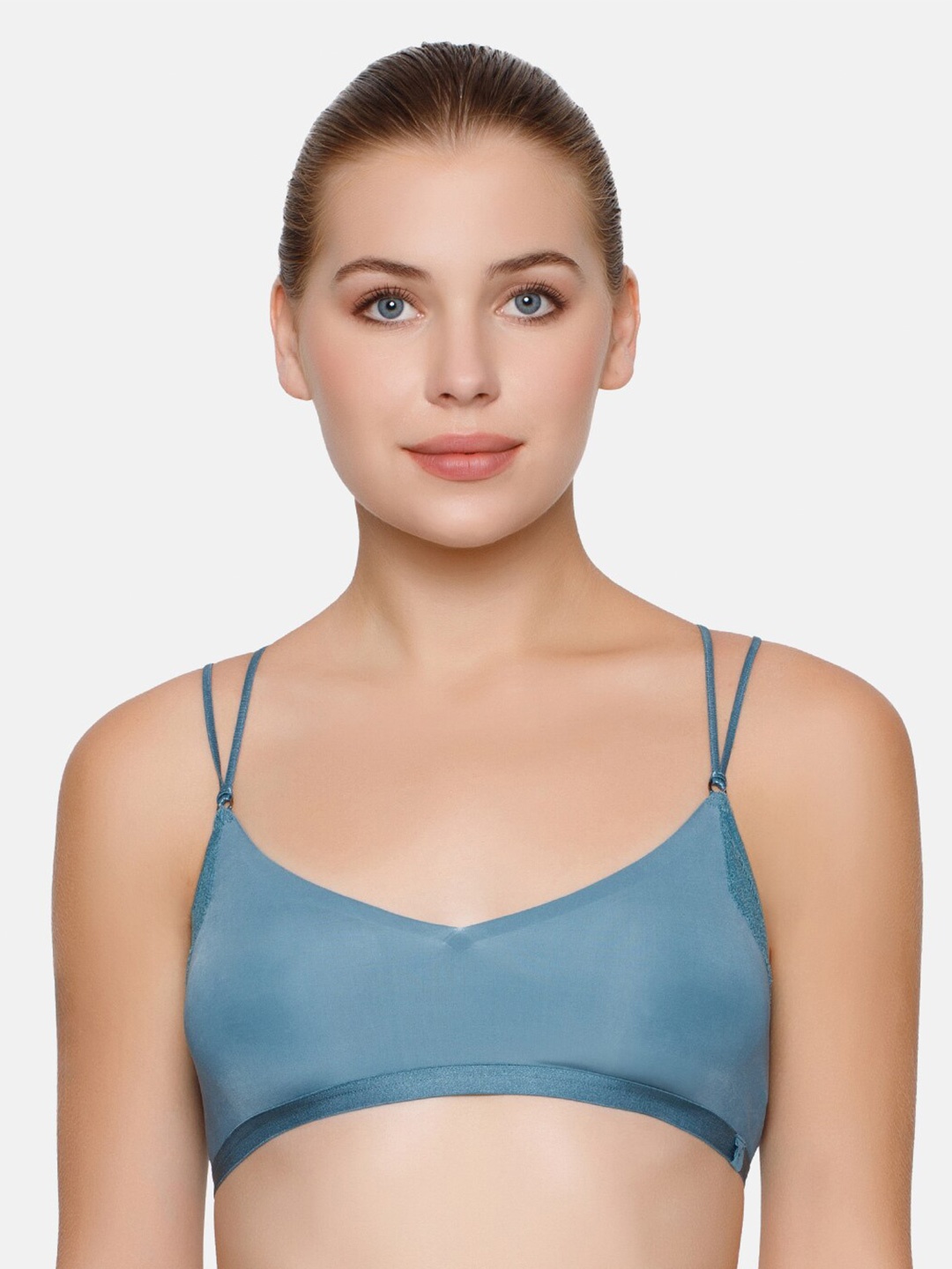 

Sloggi Women S Silhouette Non Padded Wireless Ultra Soft Everyday Bra, Blue