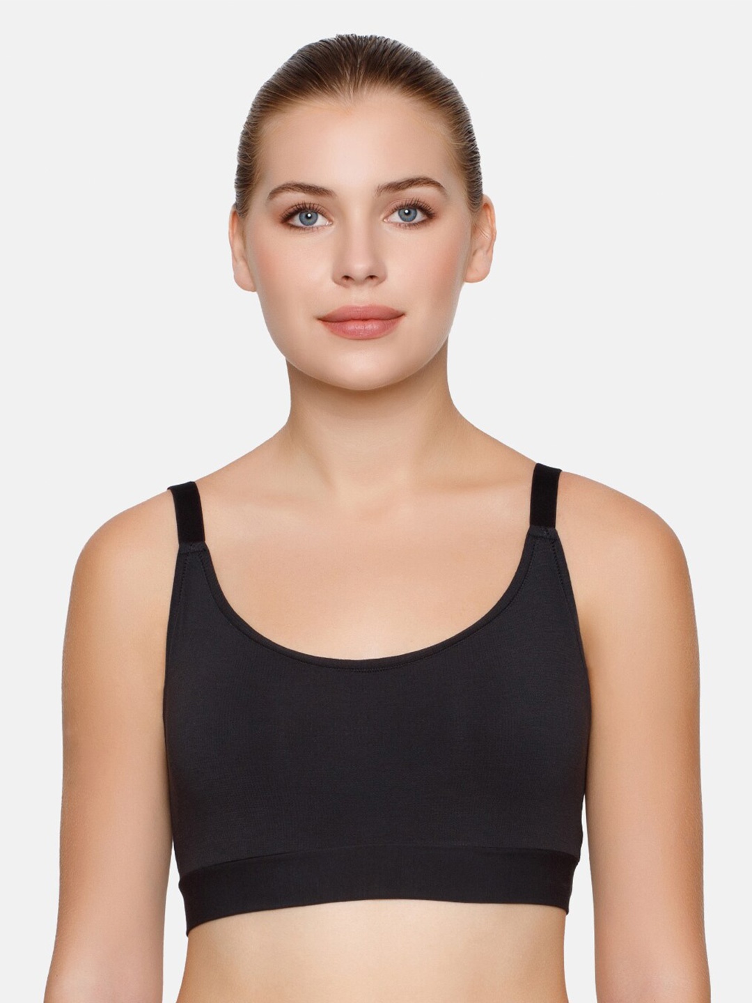 

Sloggi Women Go Allround One Size Seamless Padded Wireless Bra, Black
