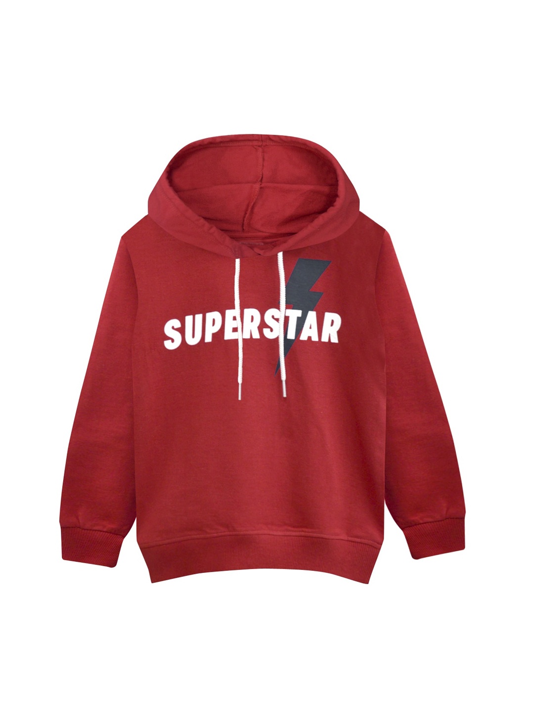 

A T U N Boys Red Printed Hooded Sweatshirt