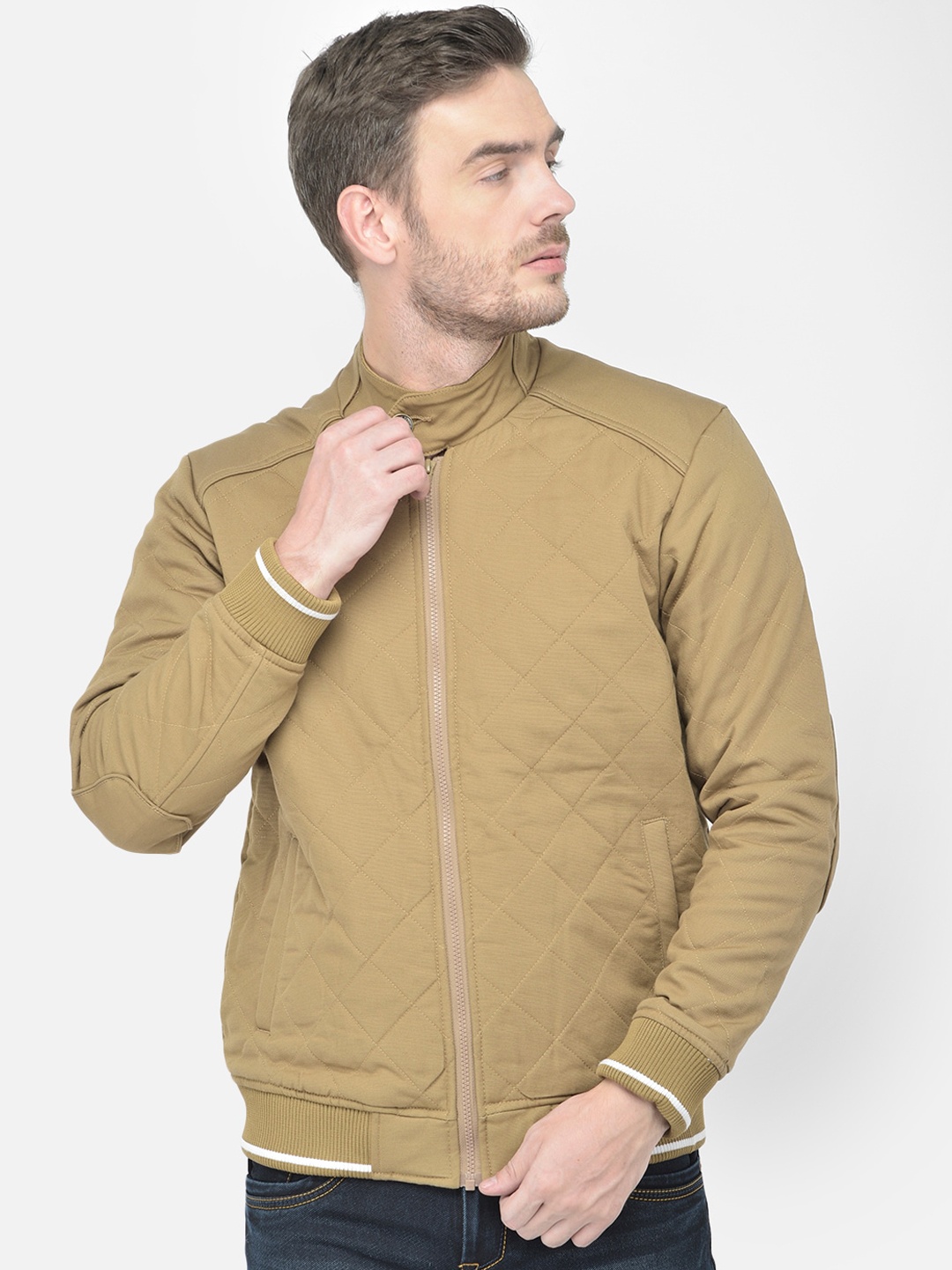 

Canary London Men Khaki Bomber Jacket