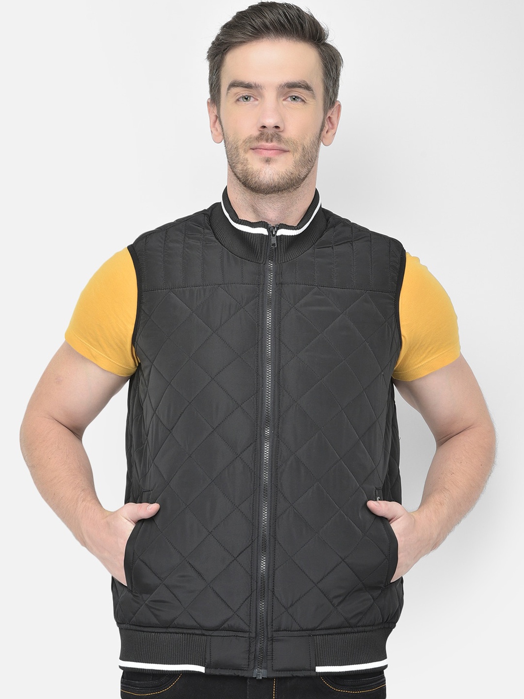 

Canary London Men Black Quilted Jacket