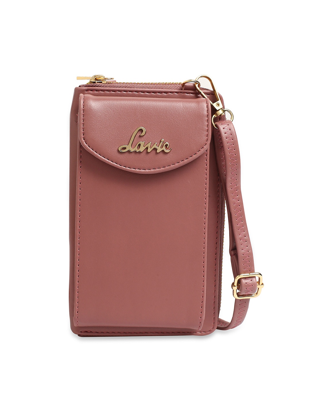 

Lavie Slimo Mauve Multi Utility Sling Bag