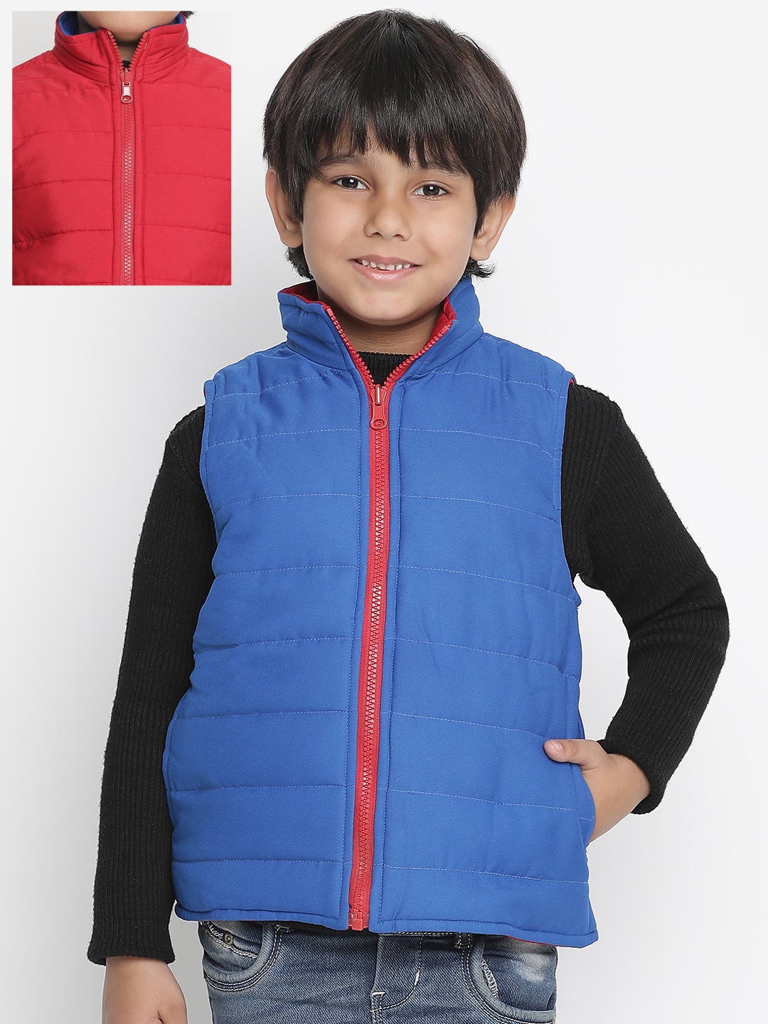 

Oxolloxo Boys Blue Lightweight Reversible Padded Jacket