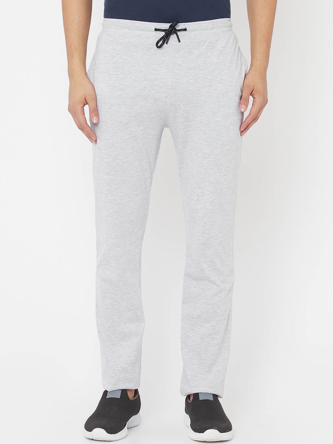 

Octave Men Grey Solid Cotton Track Pants