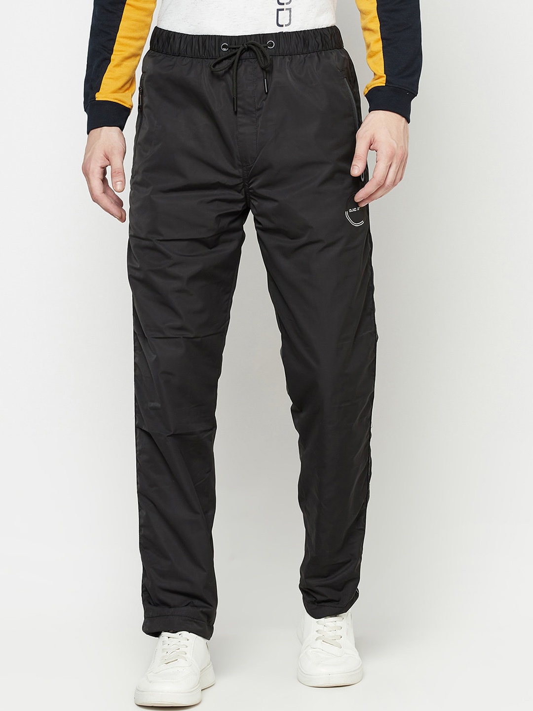 

Octave Men Black Solid Cotton Track Pants