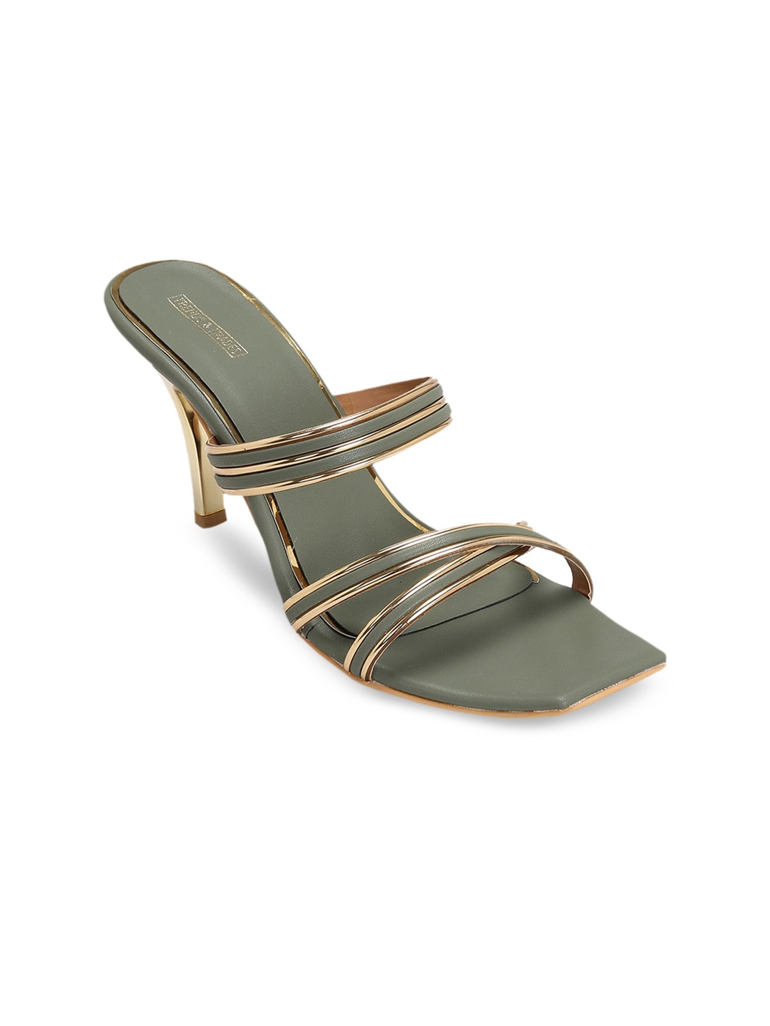 

TRENDS & TRADES Green Party Sandals