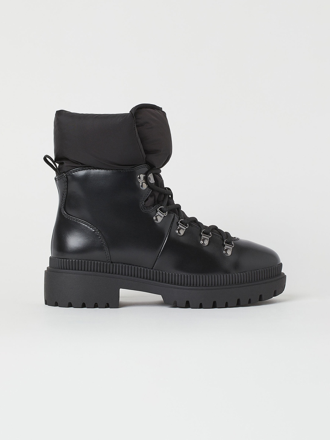 

H&M Women Black Solid Warm-Lined Boots