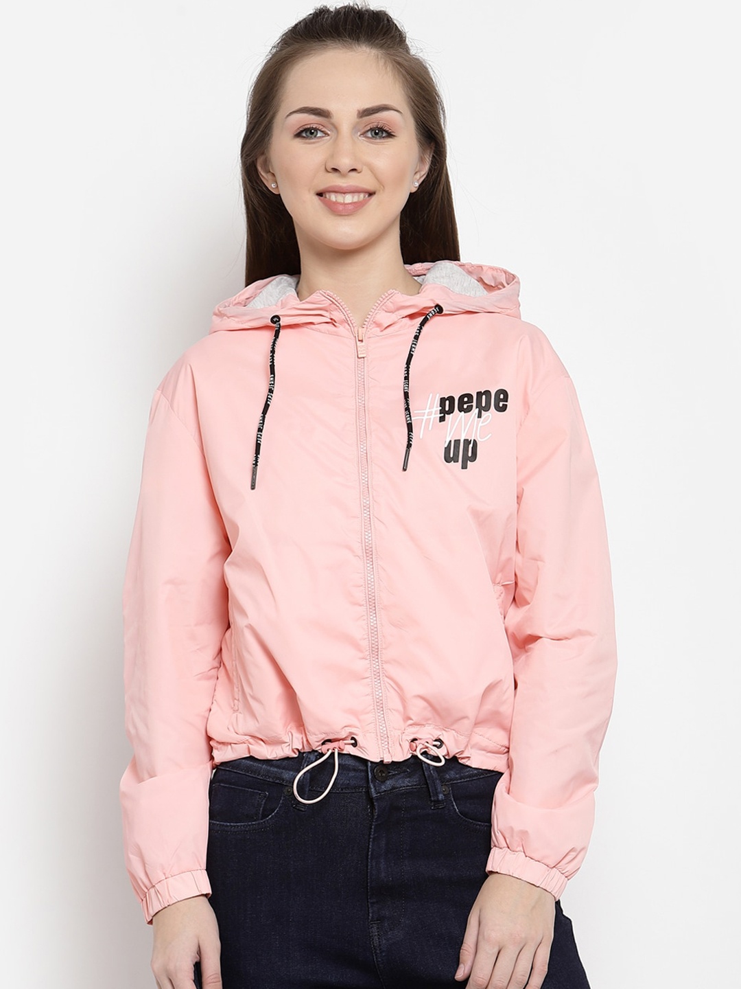 

Pepe Jeans Women Pink Lightweight Sporty Jacket