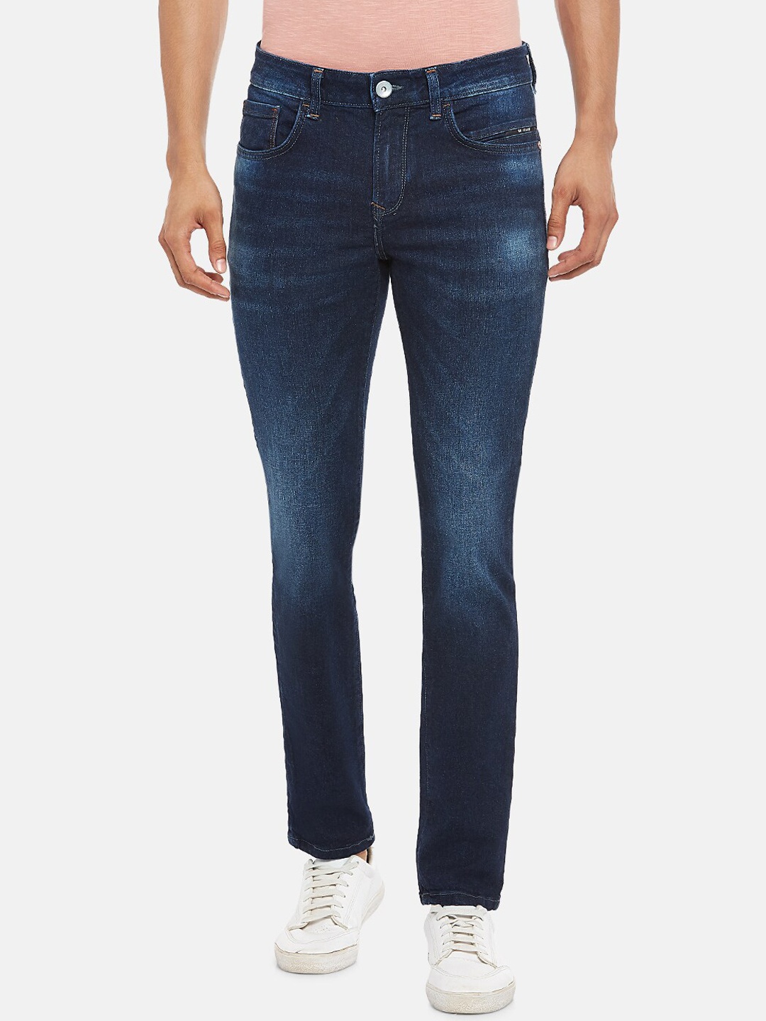 

SF JEANS by Pantaloons Men Blue Skinny Fit Light Fade Jeans