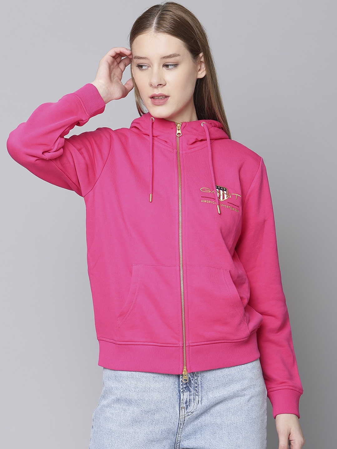 

GANT Women Pink Sweatshirt