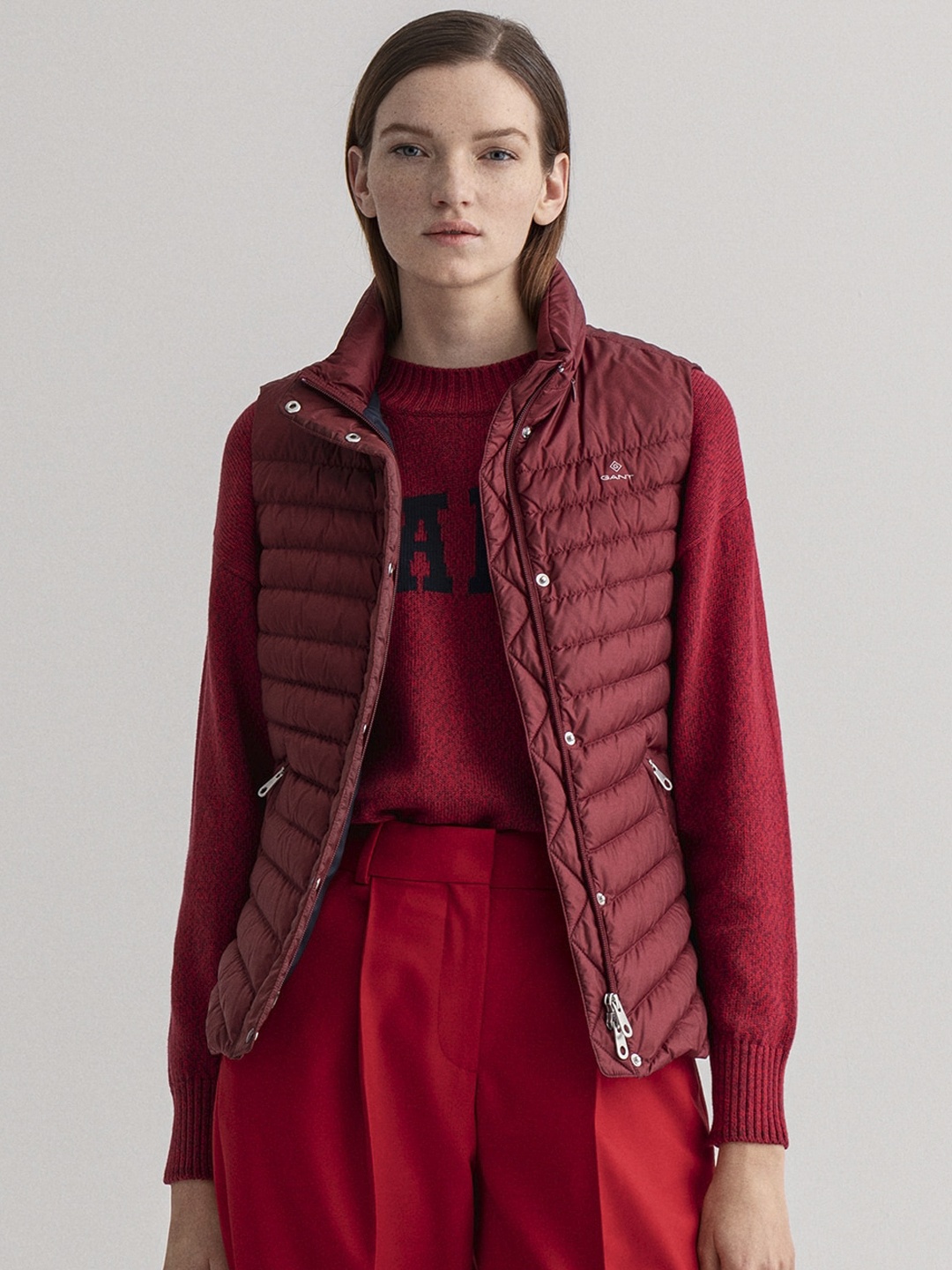 

GANT Women Red Padded Jacket