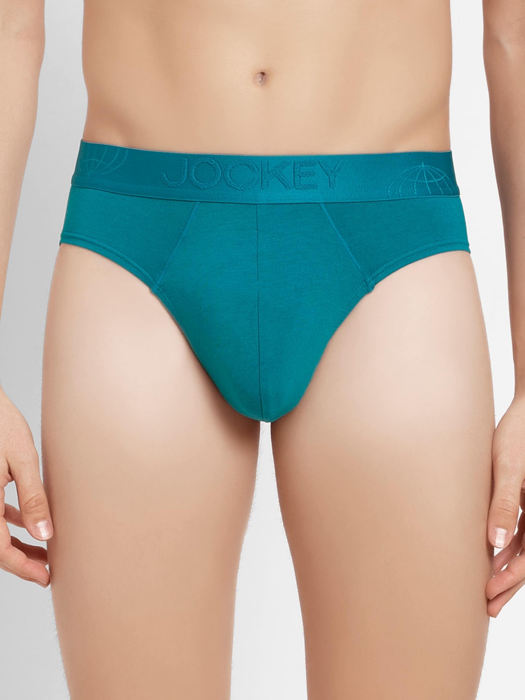 

Jockey Men Stretch Solid Brief with Ultrasoft Waistband IC24, Blue