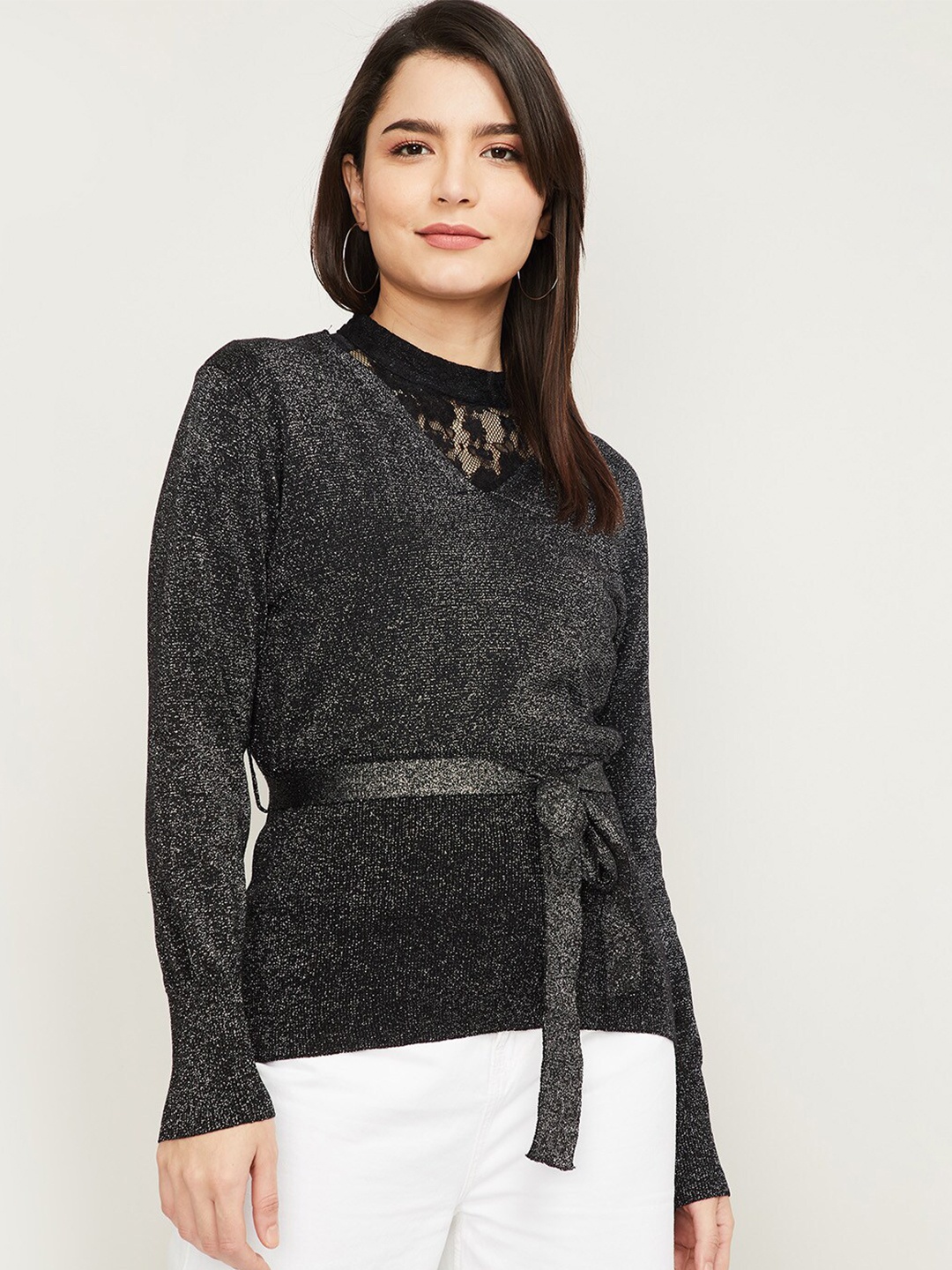 

CODE by Lifestyle Black Regular Top