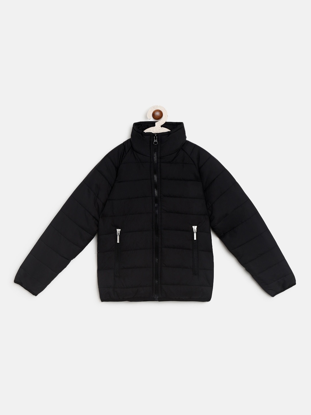 

Instafab Girls Black Windcheater Outdoor Puffer Jacket