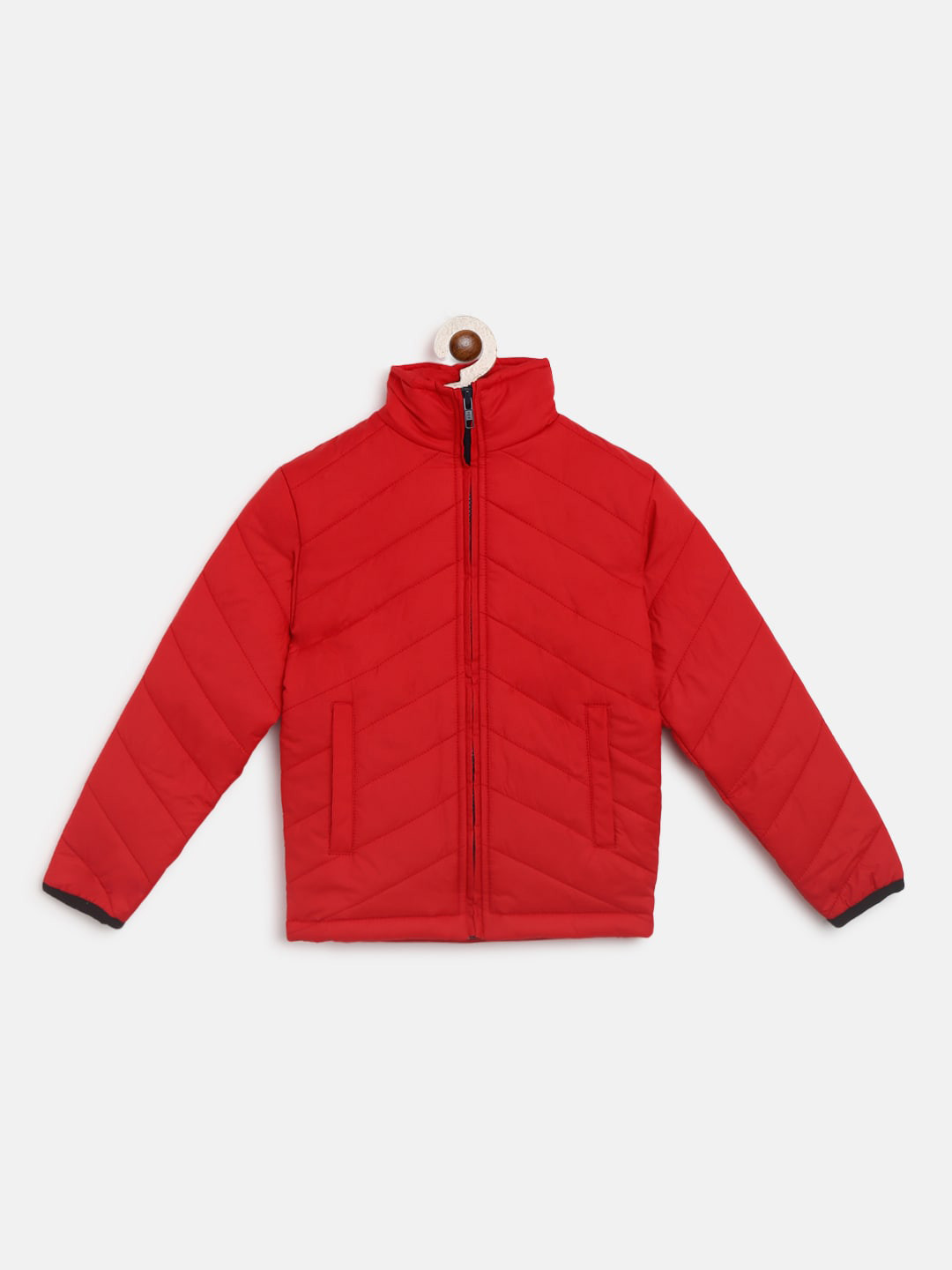 

Instafab Girls Red Windcheater Outdoor Padded Jacket