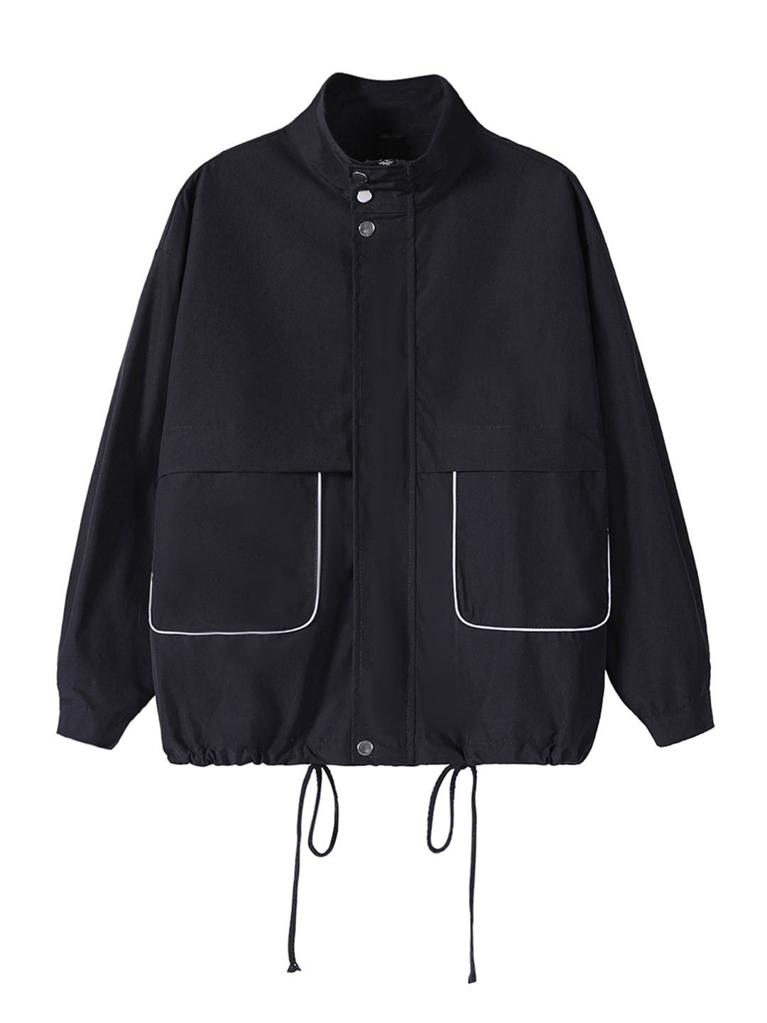

URBANIC Women Black Solid Tailored Jacket