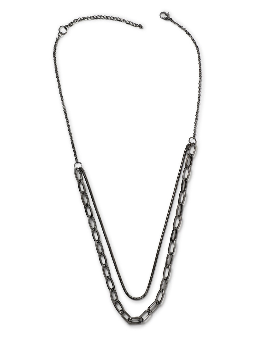 

FOREVER 21 Grey Layered Chain