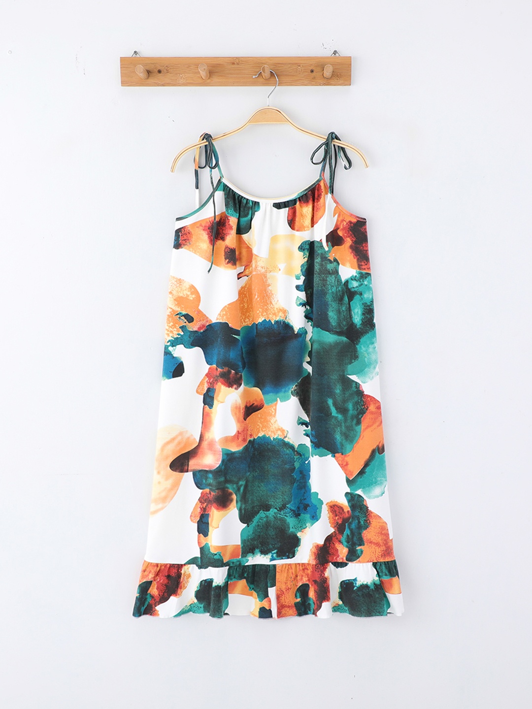 

URBANIC Green Printed Nightdress