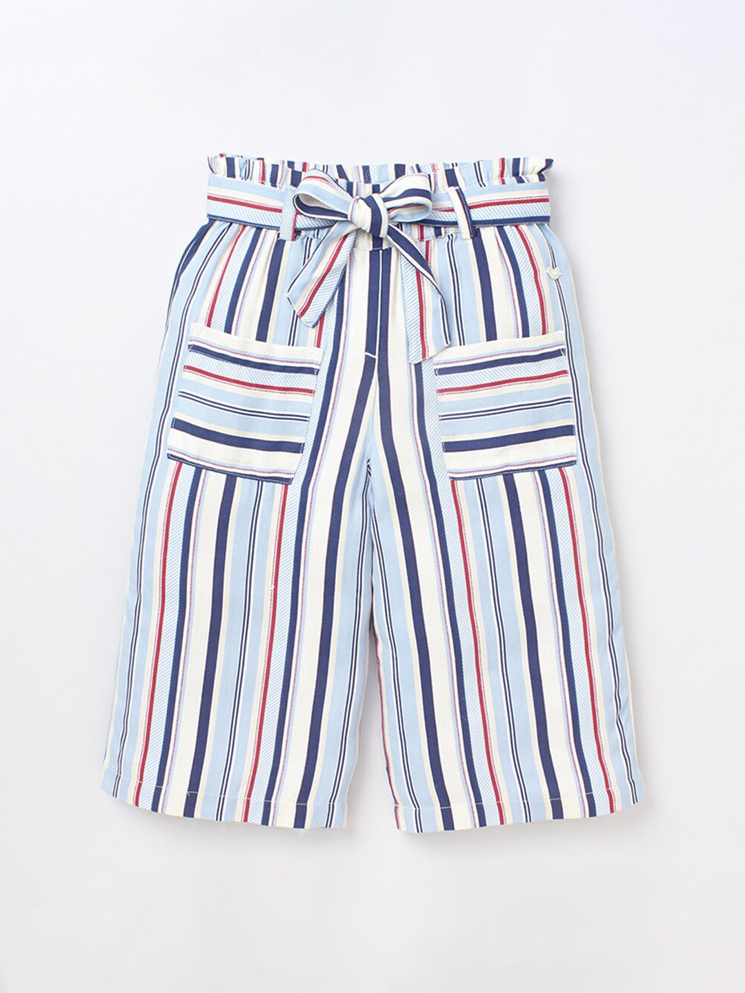 

Ed-a-Mamma Girls Blue & White Striped Palazzos