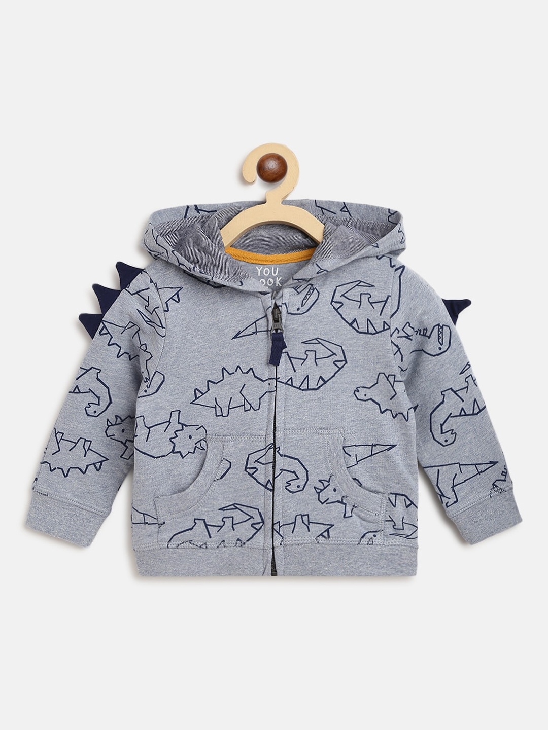 

Nauti Nati Boys Grey Printed Sweatshirt