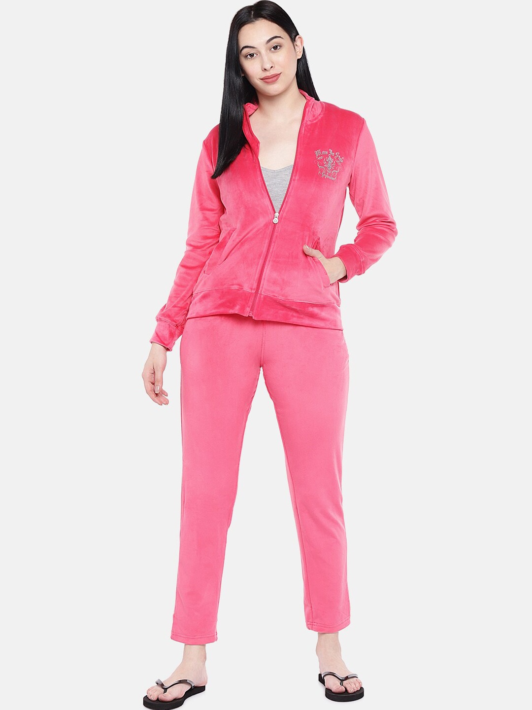 

Sweet Dreams Women Pink Printed Night suit