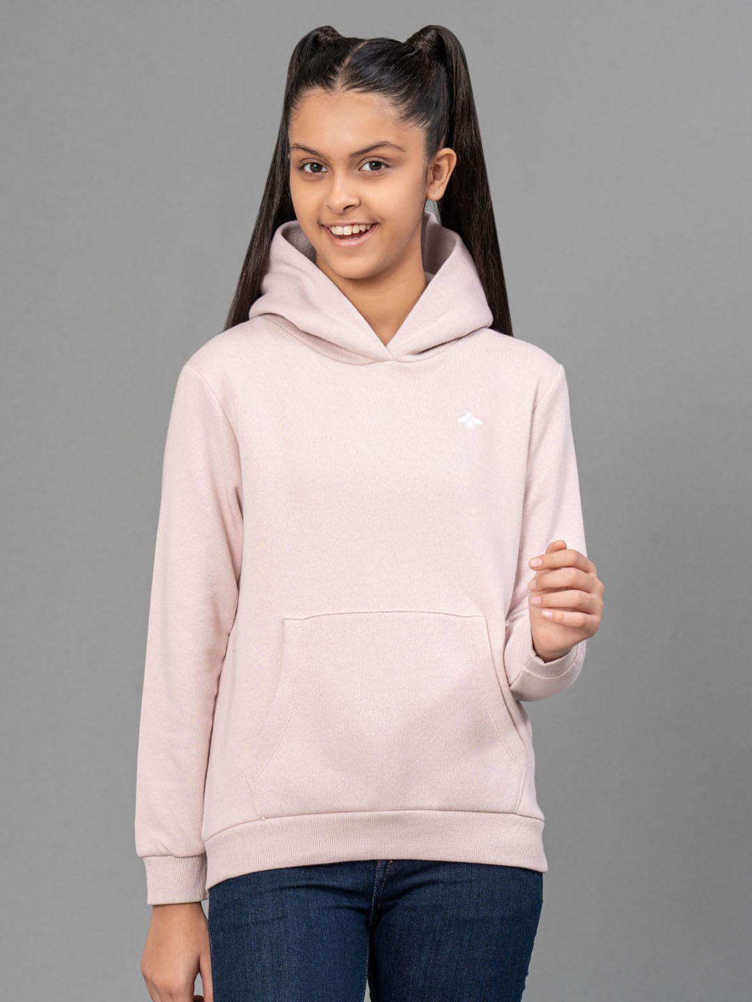 

Mode by Red Tape Girls Pink Hooded Sweatshirt