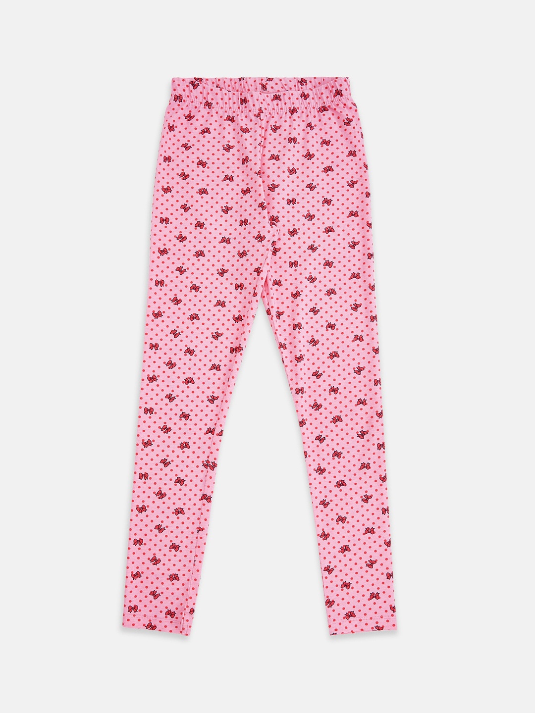 

Pantaloons Junior Girls Pink & Red Printed Ankle-Length Leggings