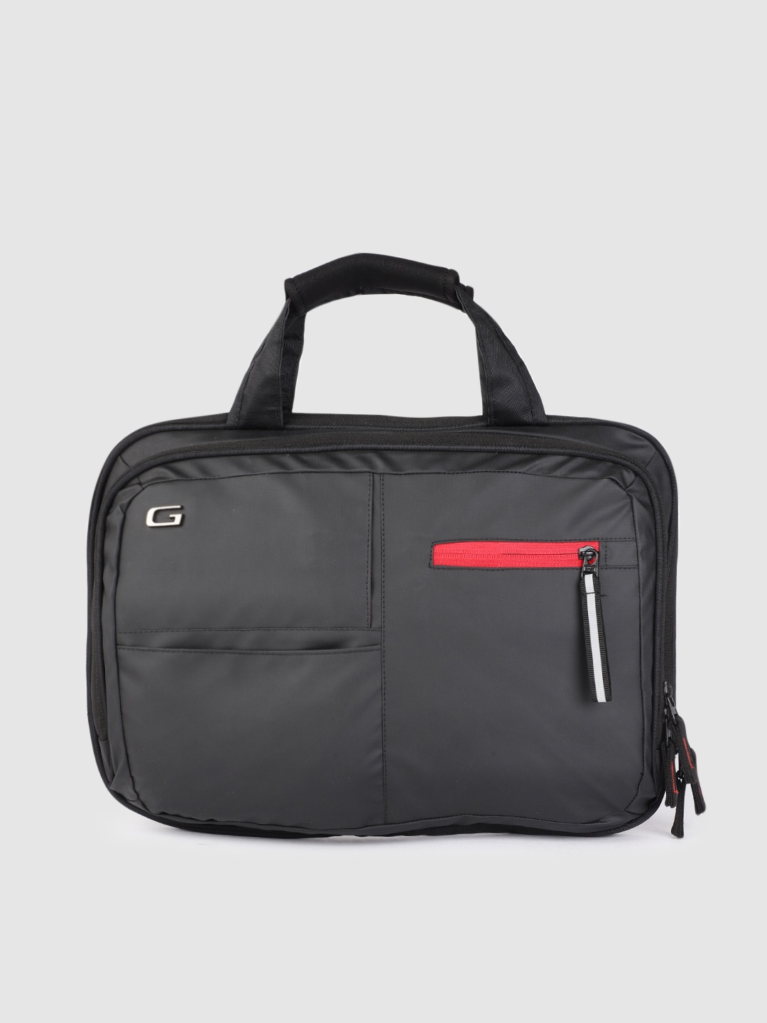 

Gear Unisex Black Solid Laptop Bag