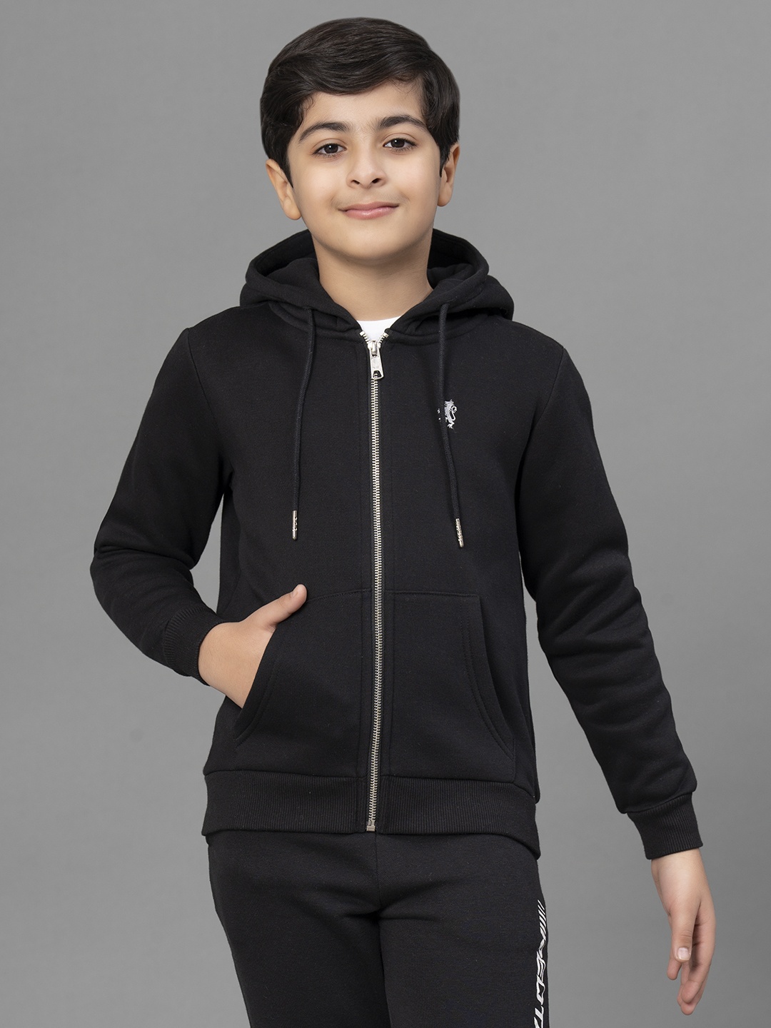 

Red Tape Boys Black Hooded Sweatshirt