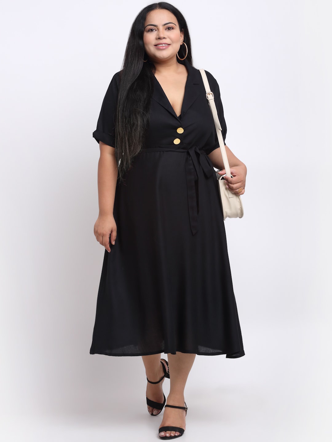 

sindrellastorie Black A-Line Dress